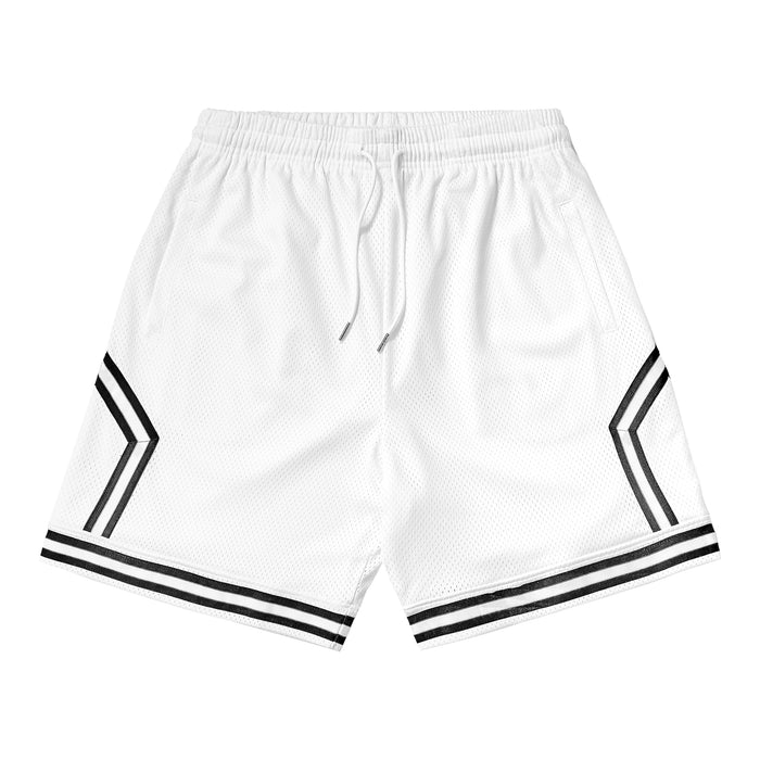 M / White with Black Piping