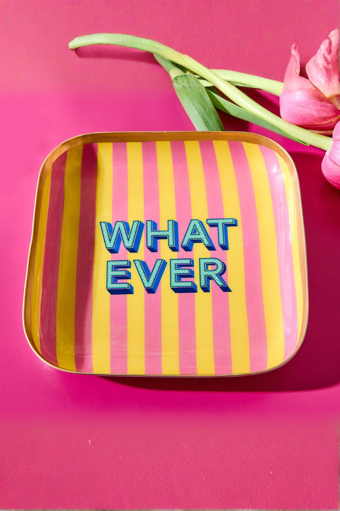 Metal Sayings Trinket Trays