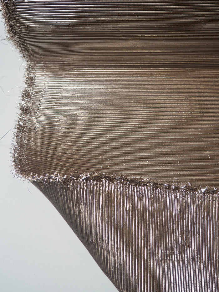 Metallic Rib Cloqué