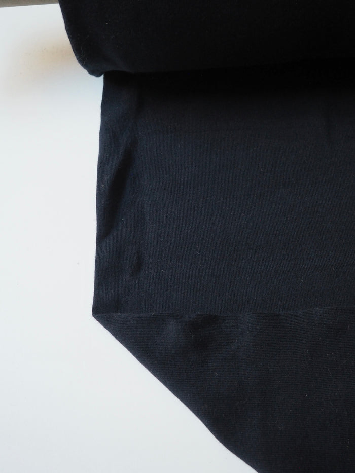 Midnight Circular Cotton 1x1 Ribbing