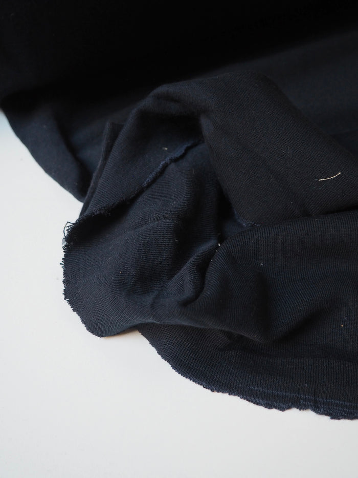 Midnight Circular Cotton 1x1 Ribbing