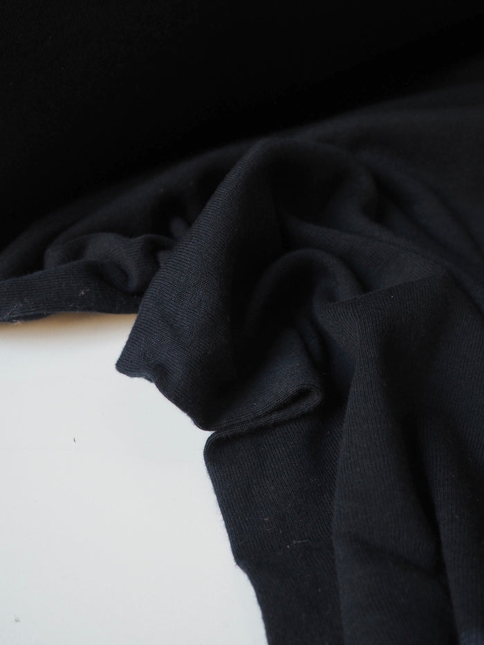 Midnight Circular Cotton 1x1 Ribbing