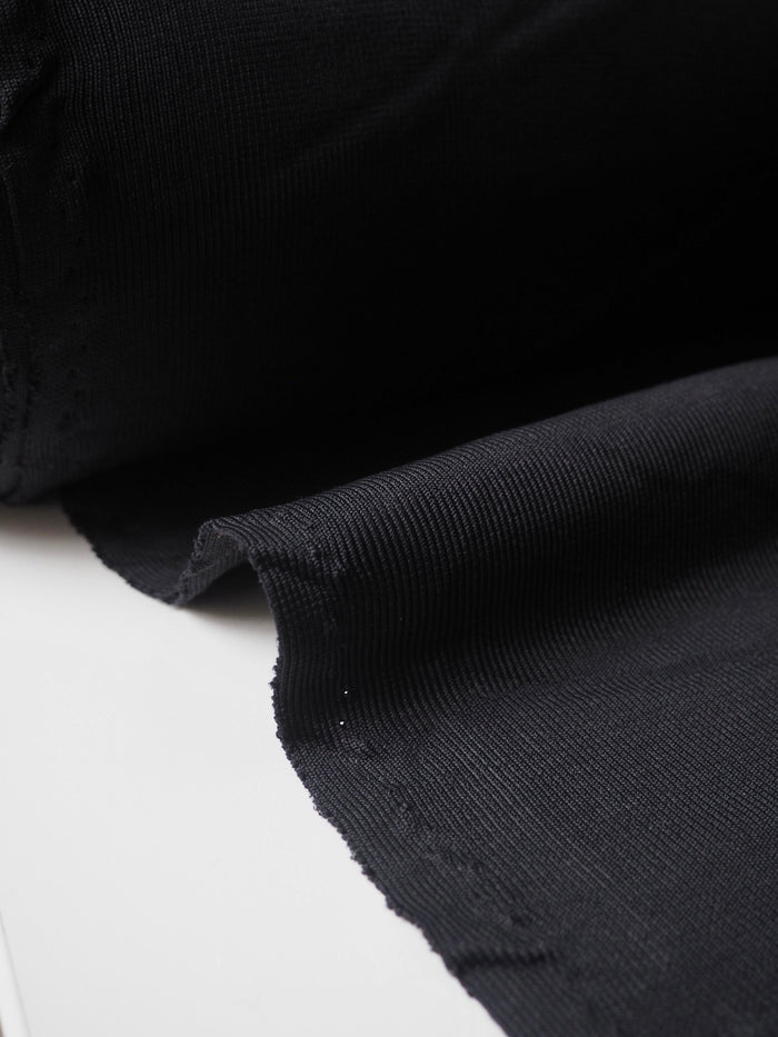 Midnight Nylon Rib Jersey
