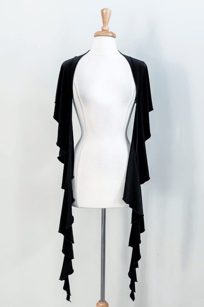 Multiway Frill Accessory in Black from Diane Kroe