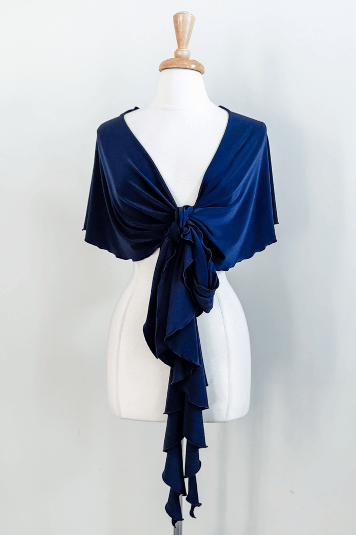 Multiway Frill Accessory in Navy from Diane Kroe