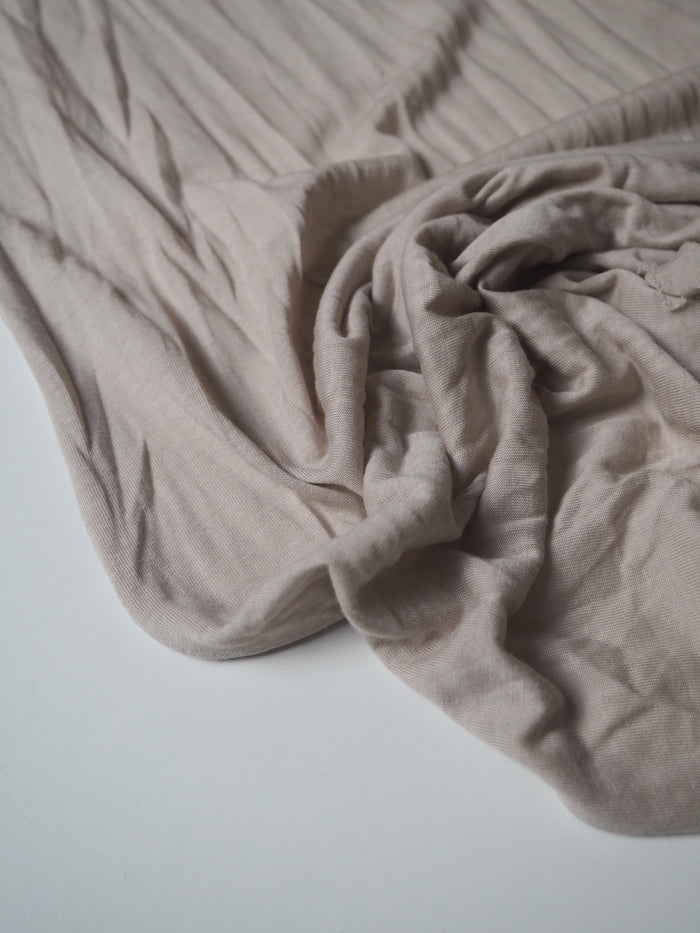Mushroom Fine Cotton T-shirt Jersey