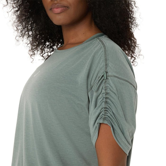 Asics Nagino Run Adjustable SS Top Women's - Monument Blue