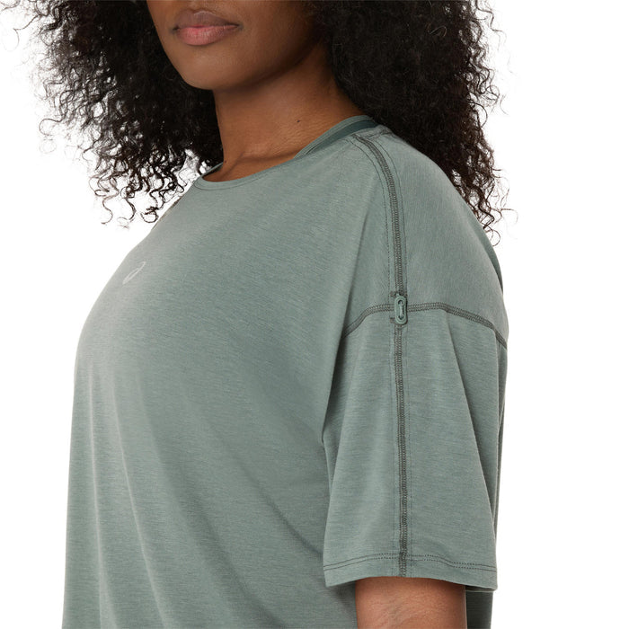 Asics Nagino Run Adjustable SS Top Women's - Monument Blue