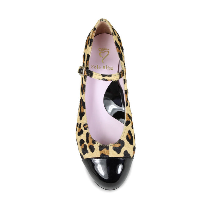 Nancy: Luxe Leopard & Black Leather Shoes Sole Bliss