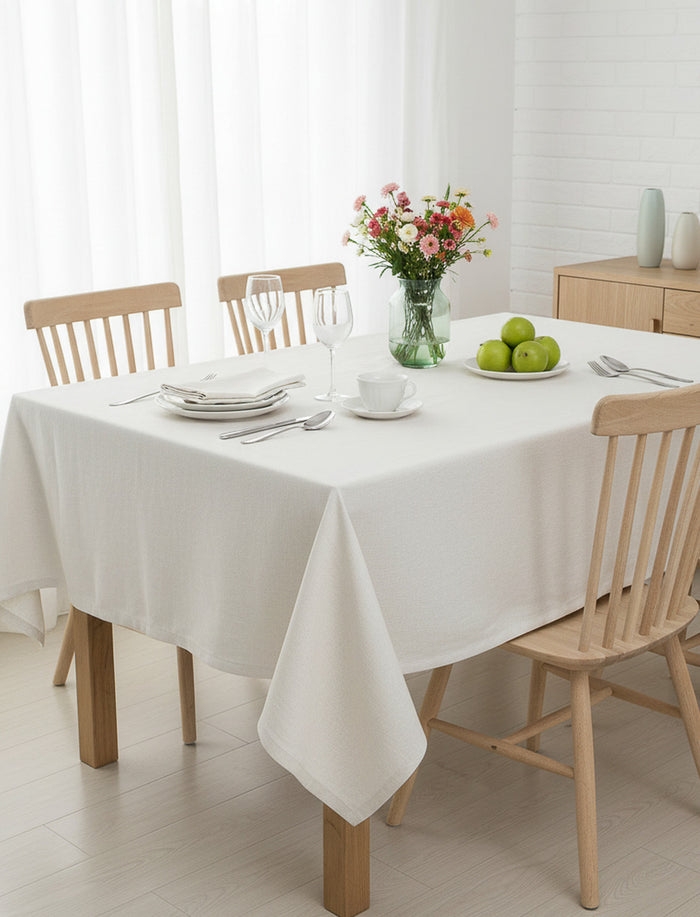 Nappe en faux lin - 55 x 70 po