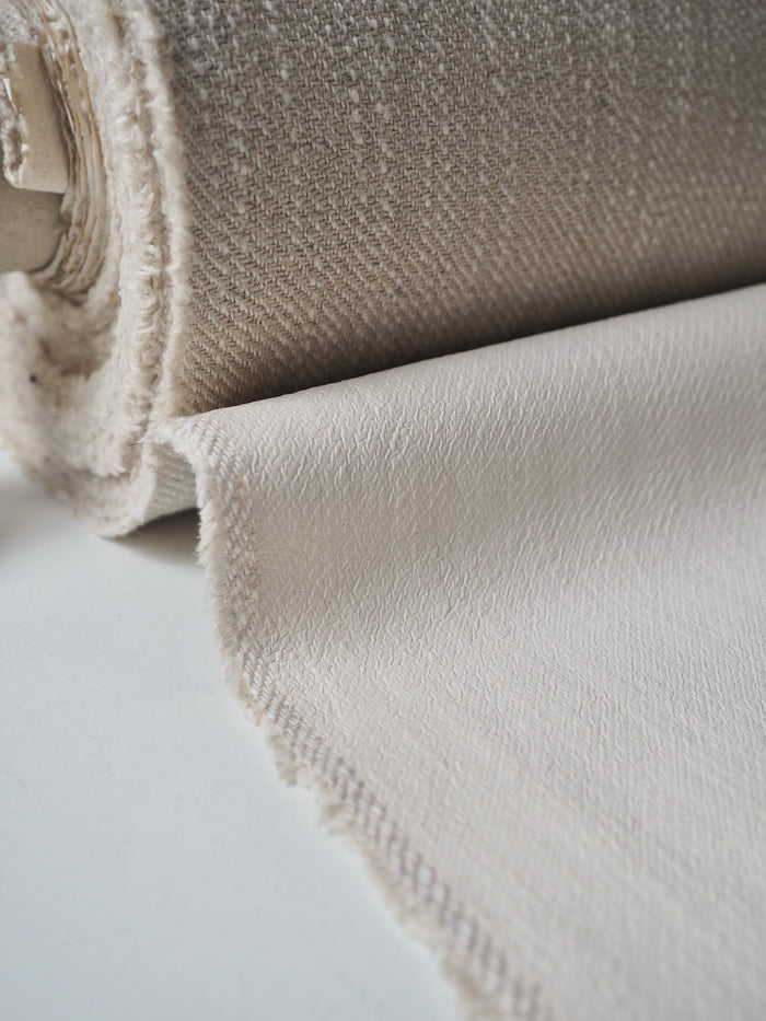 Natural Coated Cotton Twill
