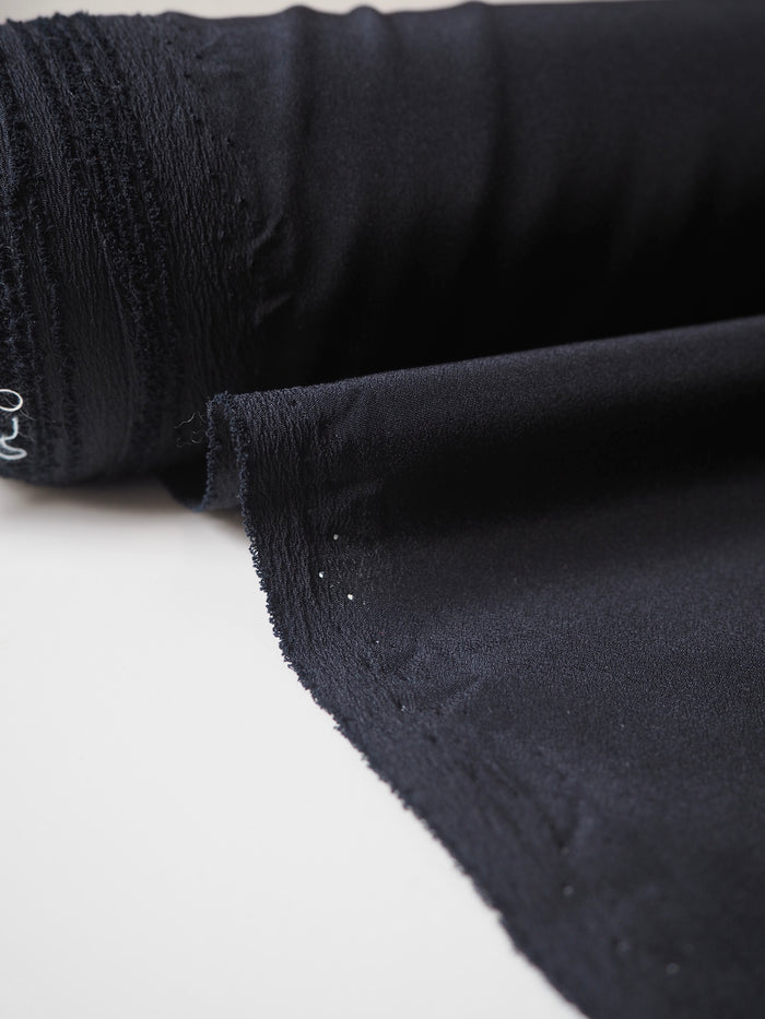 Navy Crepe de Chine