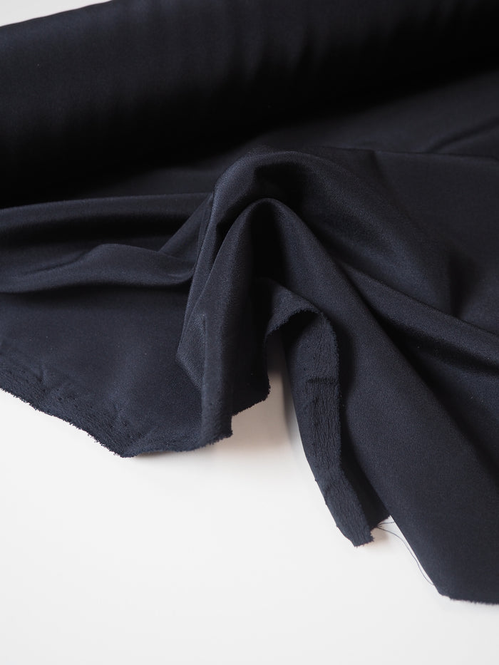 Navy Crepe de Chine