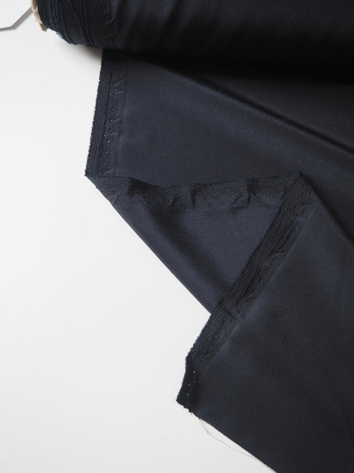 Navy Crepe de Chine