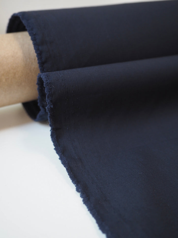 Navy Poly-Cotton