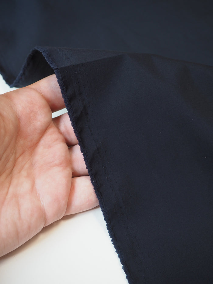 Navy Poly-Cotton