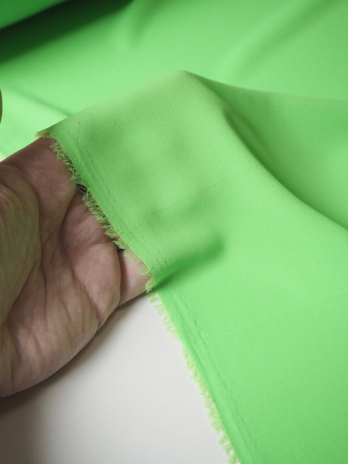 Neon Green Light Crepe
