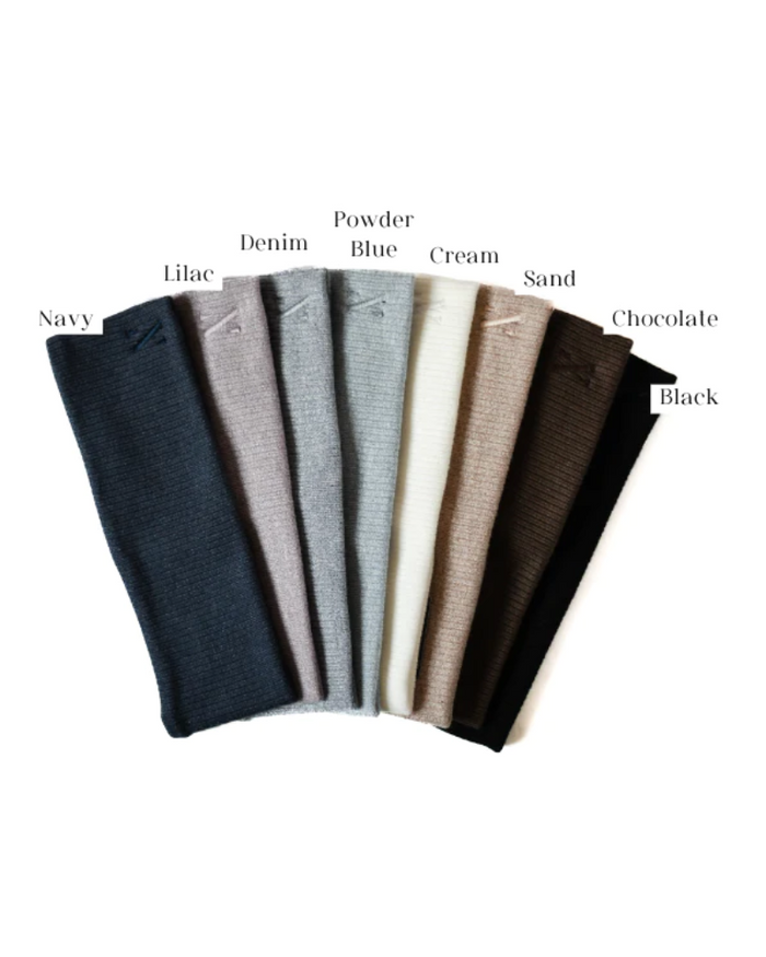 Nicsessories Cashmere Ribbed Headband FW24 / Skinny Width