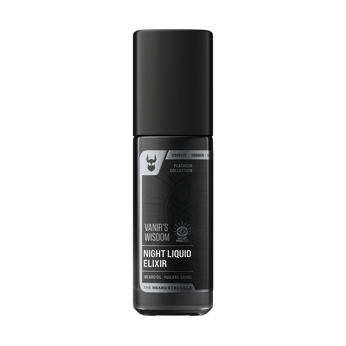 Night Liquid Elixir Oil in Vanir's Wisdom scent. The Beard Struggle