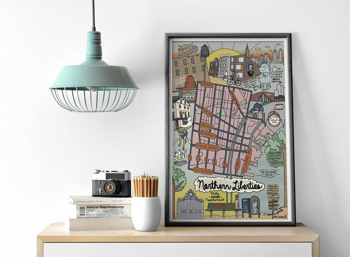 Northern Liberties Neighborhood Map - Ali's Wagon