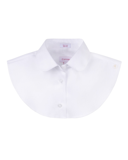 O' Princess TCRW White Twill Round Collar with Extension Myselflingerie.com