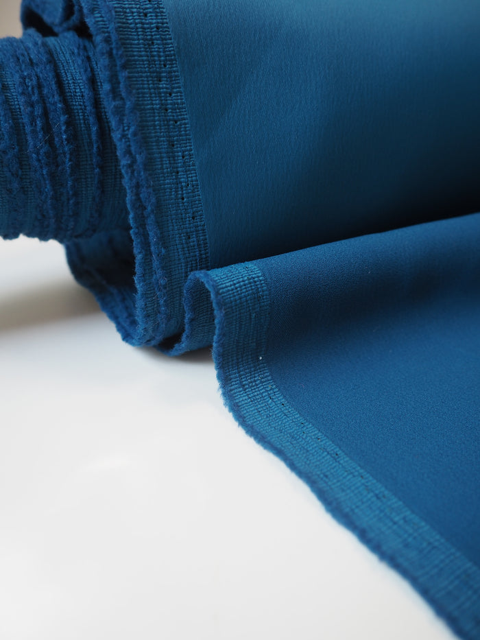 Ocean Viscose/Acetate Crepe-Backed Satin
