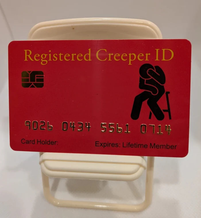 Official Registered Creeper Card: 8 PACK, Free Shipping