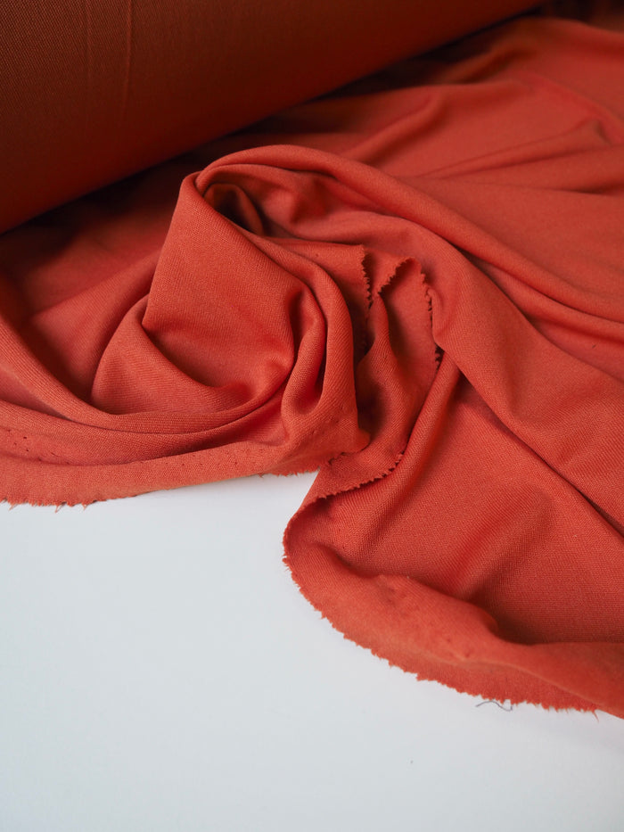 Orange Interlock Jersey