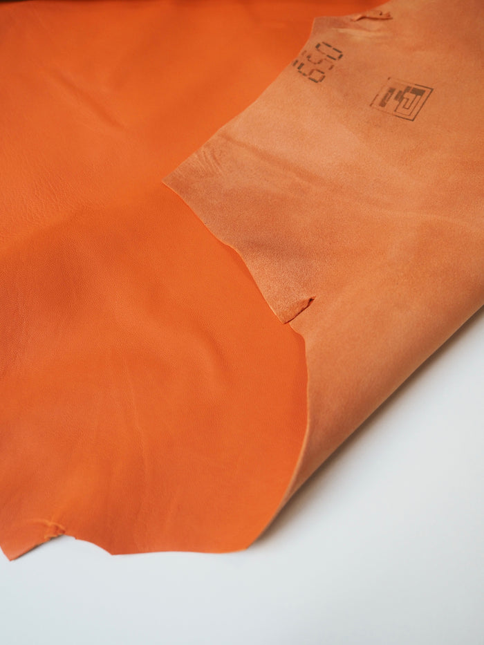 Orange Lambskin