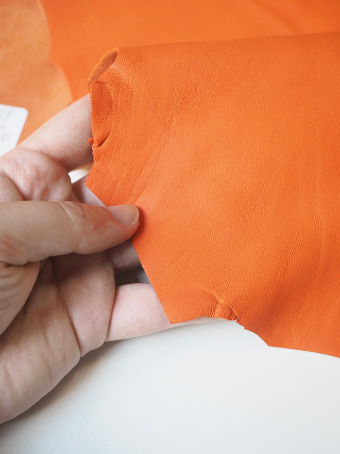 Orange Lambskin