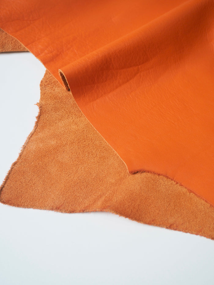 Orange Smooth Calfskin