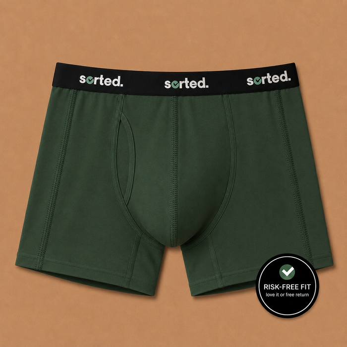 Organic Cotton Boxer Briefs - Sycamore