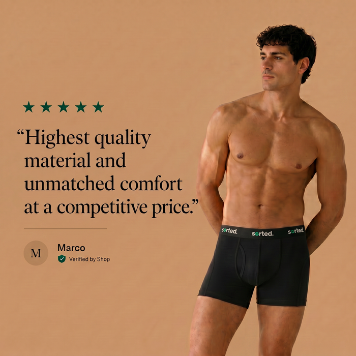 Organic Cotton Boxer Briefs - Sycamore