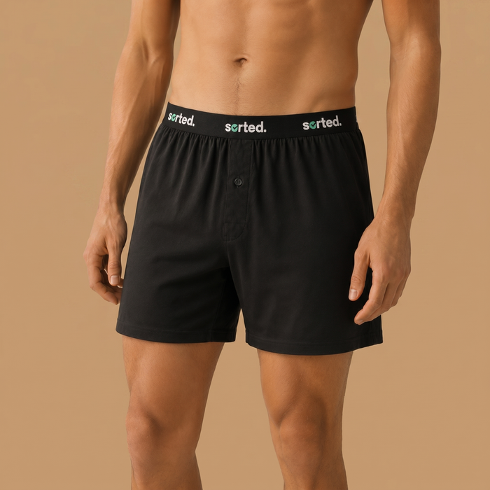 Organic Cotton Boxers - Neutral Grey