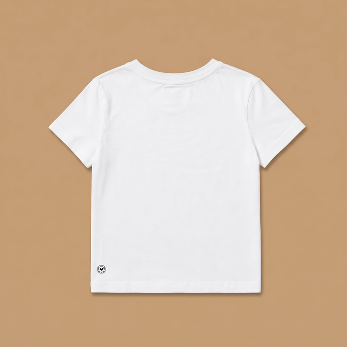 Organic Cotton Cropped T-Shirt - White