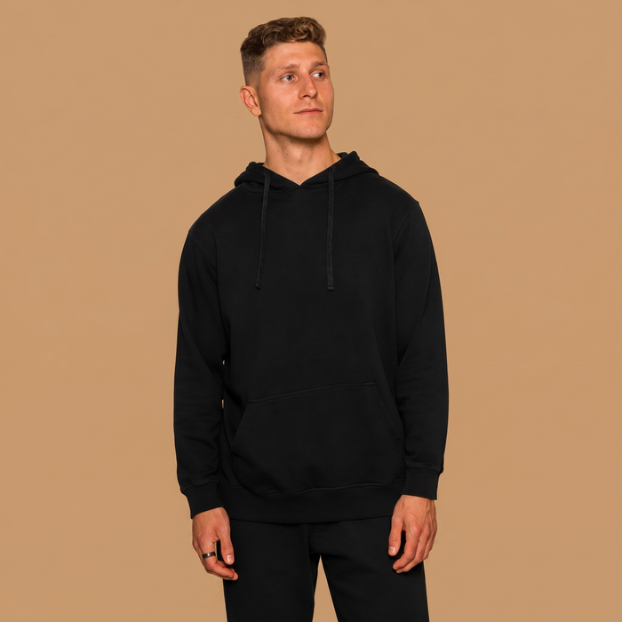 Organic Cotton Midweight Hoodie - Plaza Taupe