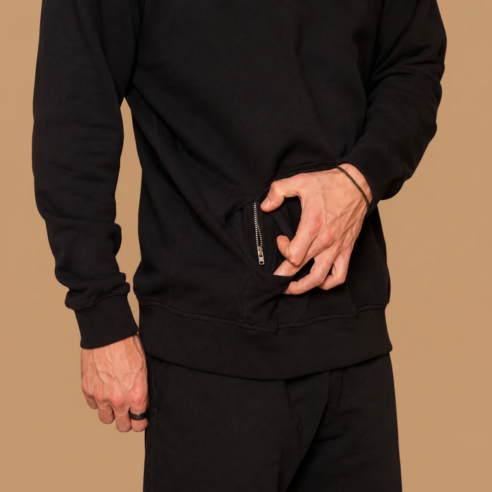 Organic Cotton Midweight Hoodie - Plaza Taupe