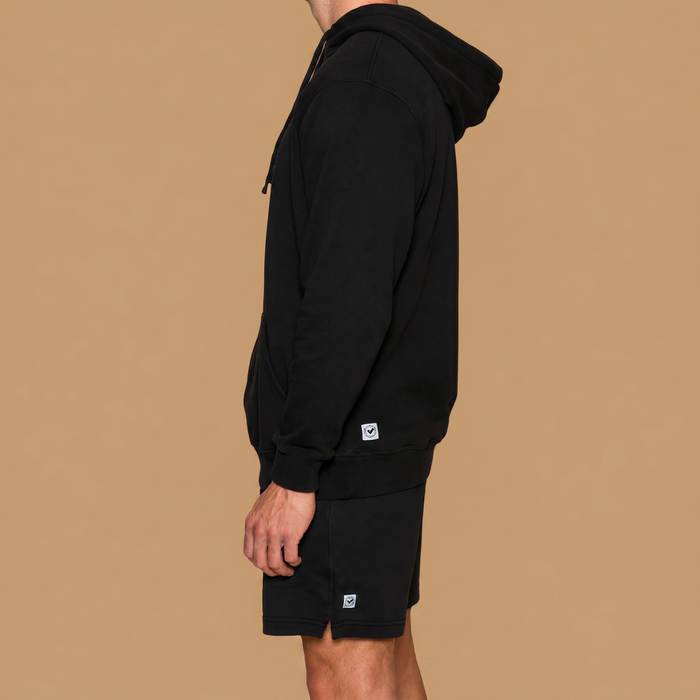 Organic Cotton Midweight Hoodie - Plaza Taupe