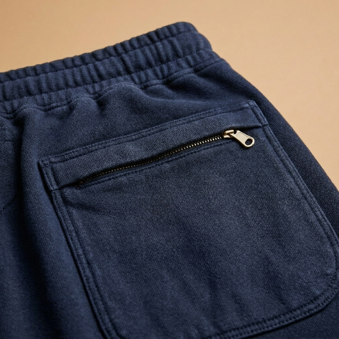 Organic Cotton Signature Shorts - Jet Black