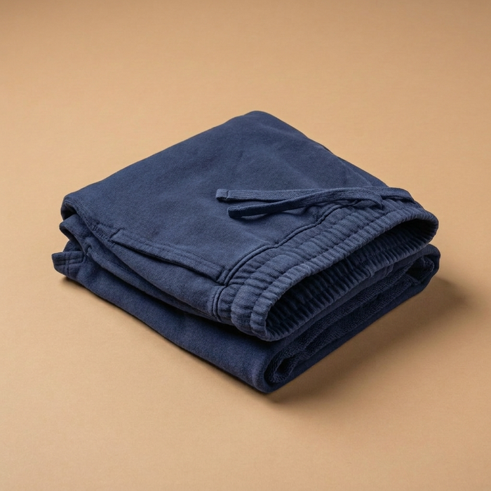 Organic Cotton Signature Shorts - Navy Blazer