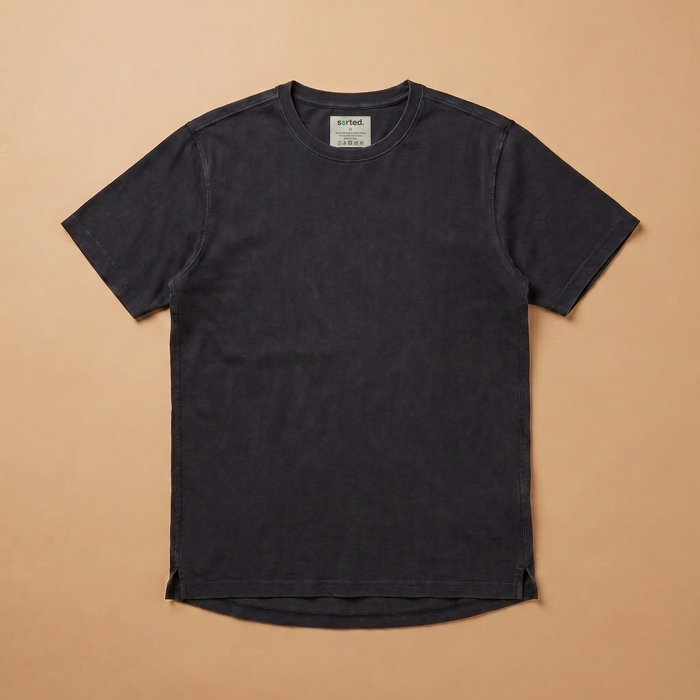 Organic Cotton Signature T-Shirt - Jet Black