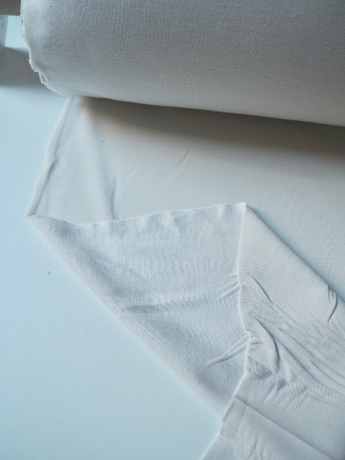 Oyster Nylon/Viscose Double Jersey