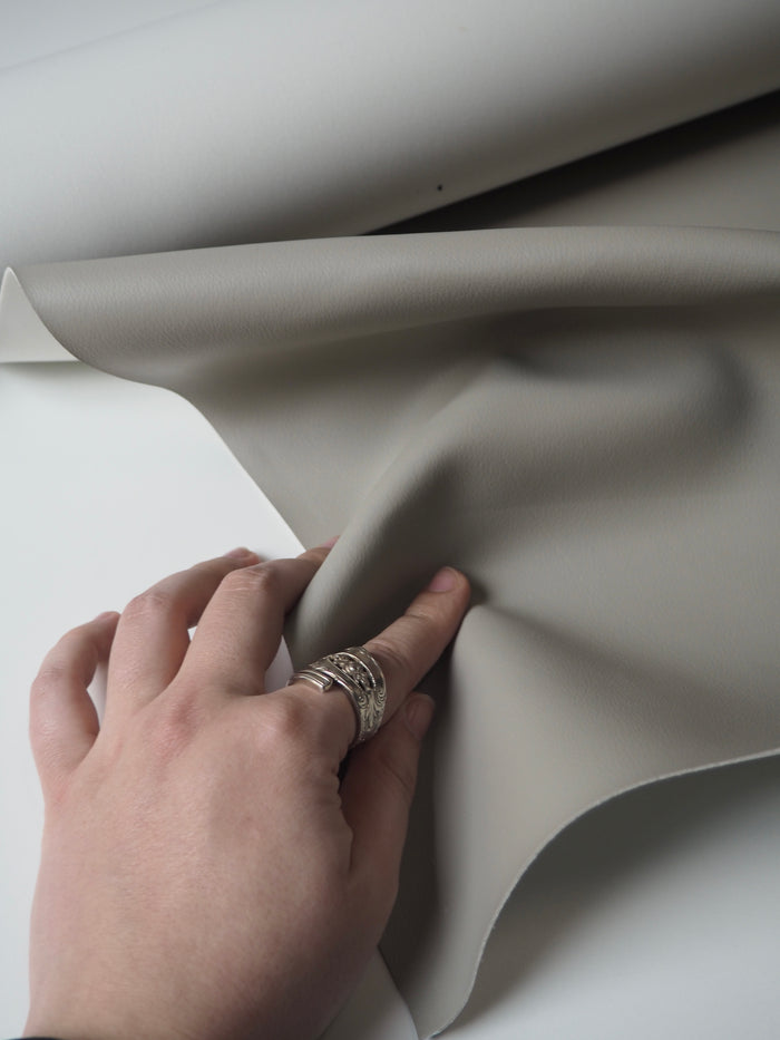 Pale Grey Pleather