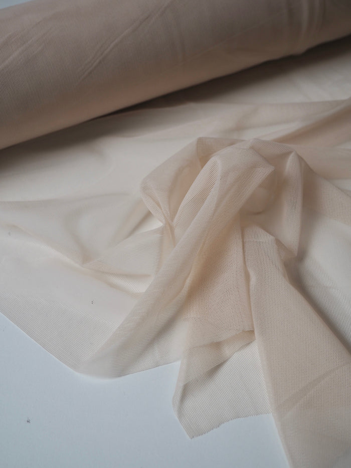 Pale Sand Light Stretch Mesh