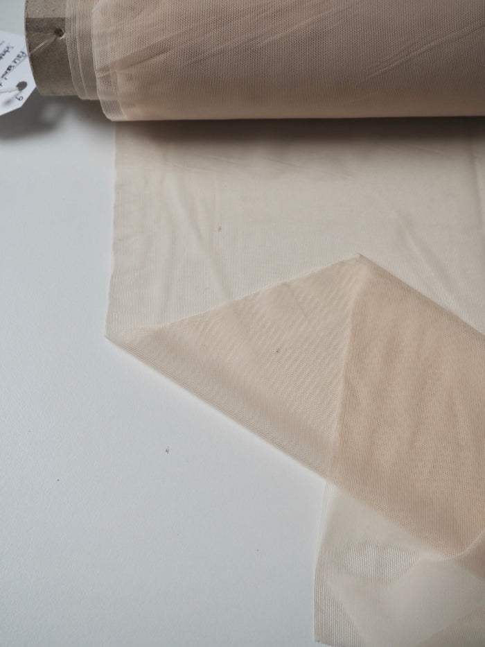 Pale Sand Light Stretch Mesh