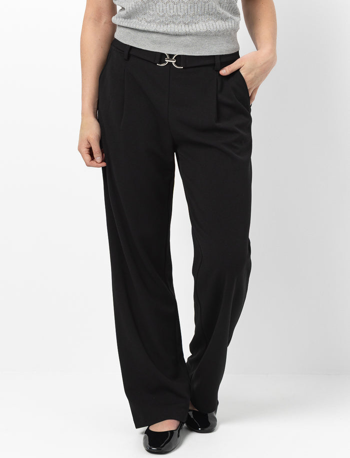 Pantalon à enfiler avec ceinture