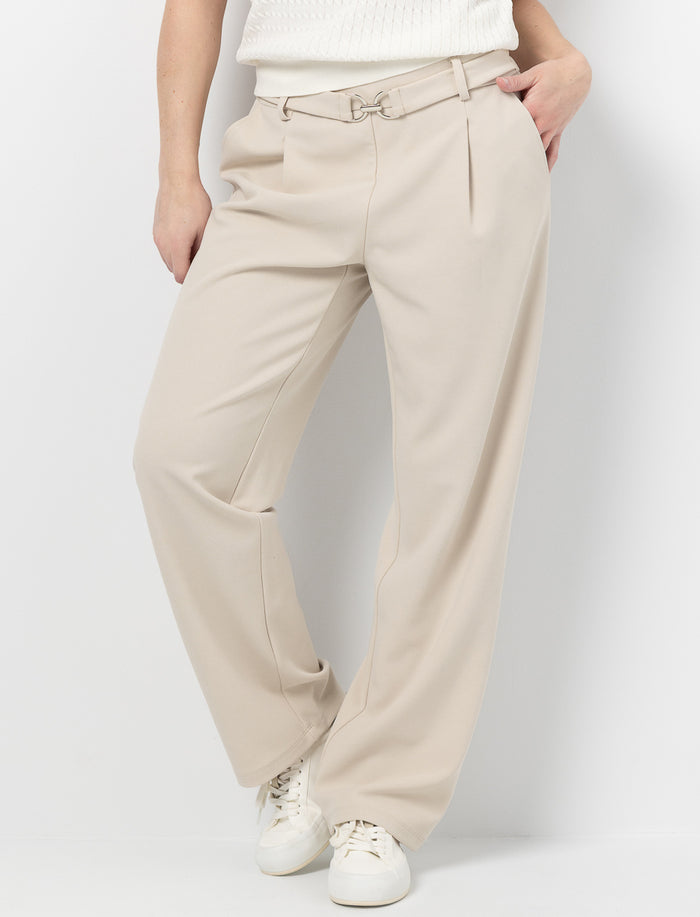 Pantalon à enfiler avec ceinture