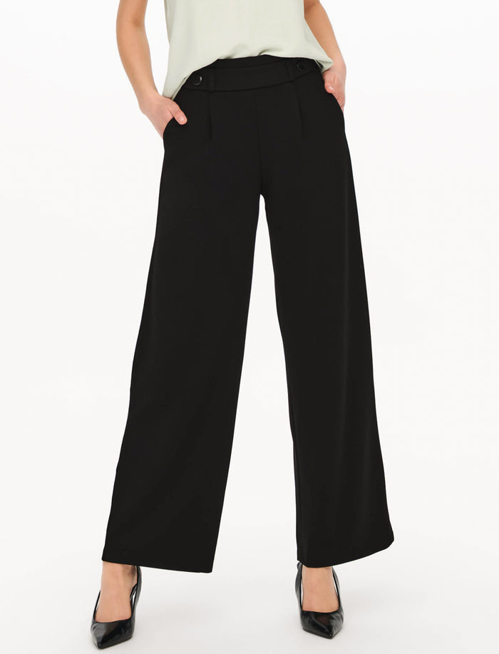Pantalon à jambe large avec plis