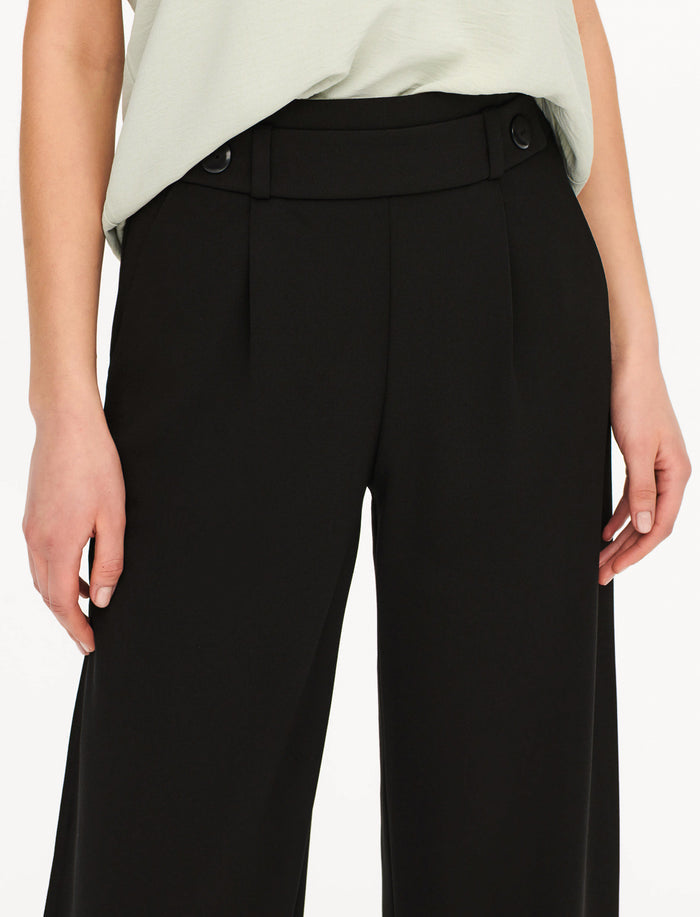 Pantalon à jambe large avec plis