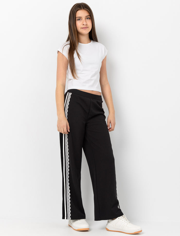 Pantalon à jambes larges